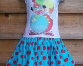 Vintage Boutique  Quality Circus Dress- Your choice of image--2t. up to 5