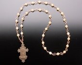 Blessed Sacrament Chaplet: Heirloom Quality Wire Wrapped Chaplet (Unbreakable)