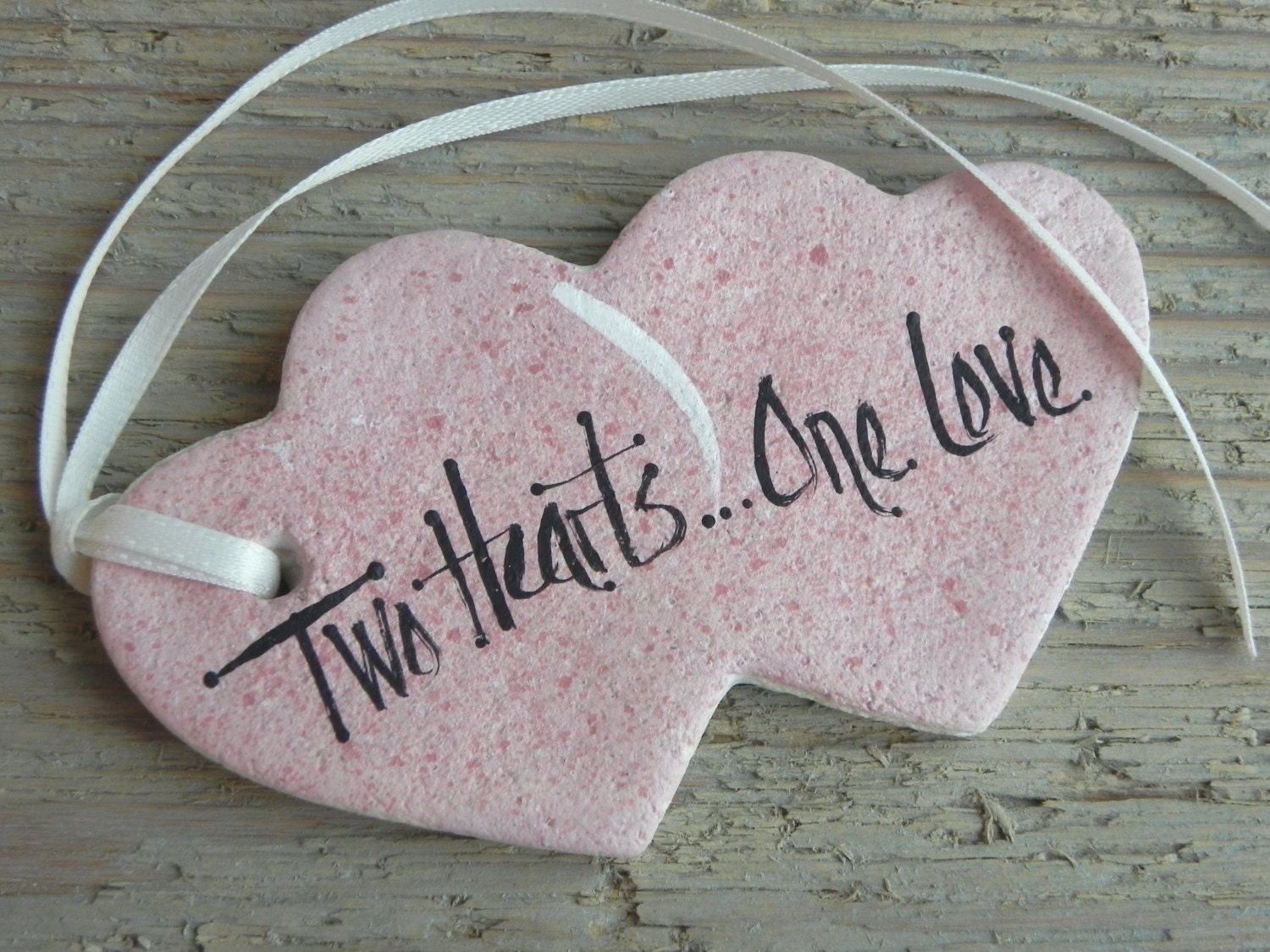 Valentine Gift Tag Salt Dough Heart Ornament