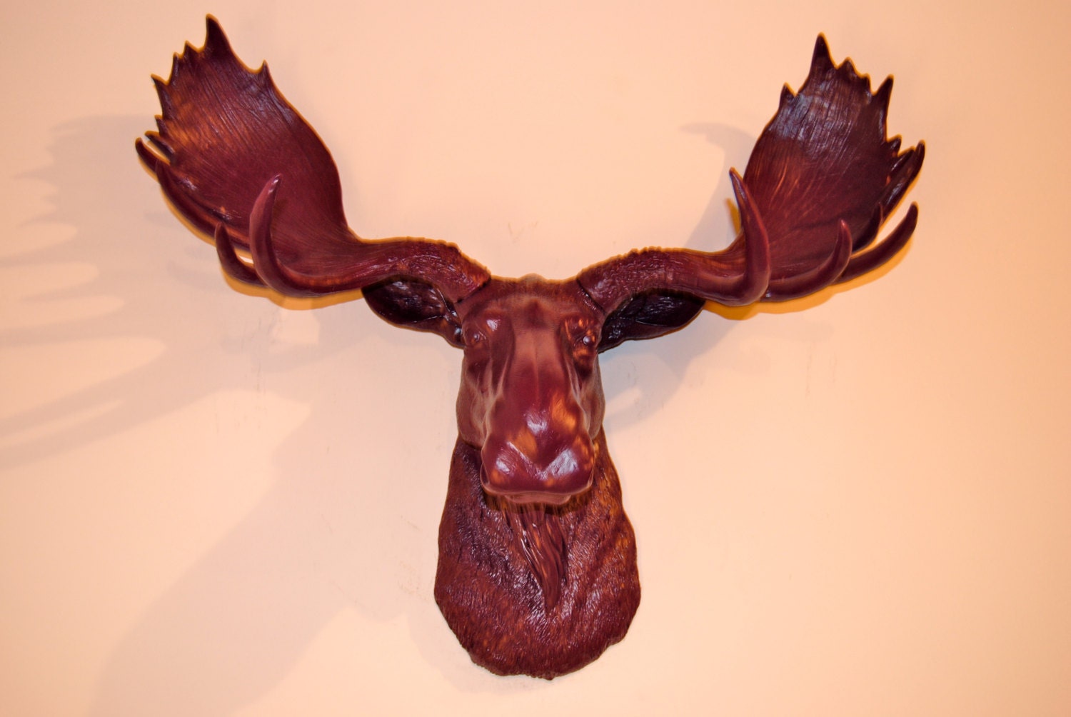 Wine Moose Head - Faux Taxidermy Moose
