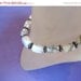 ON SALE Howlite and Hematite Bracelet