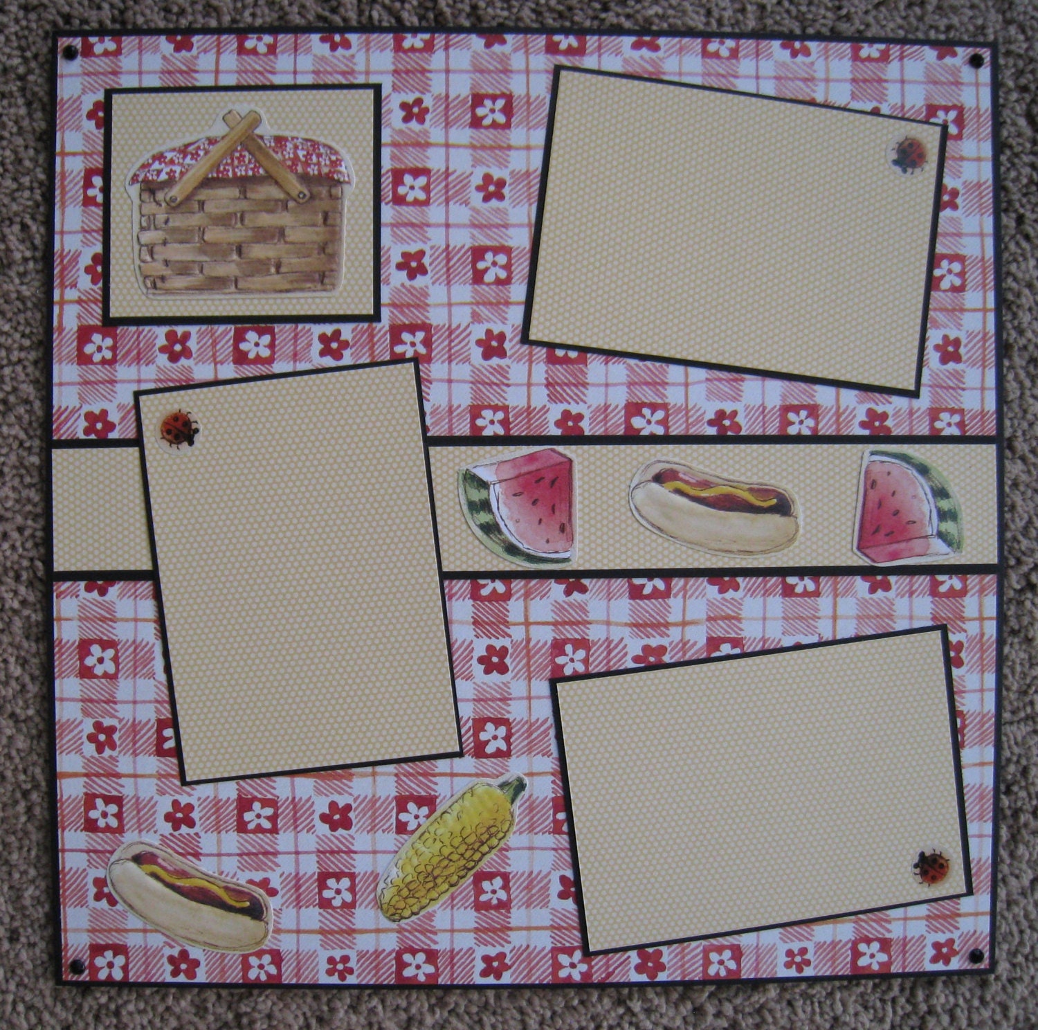 Fun Picnic 12 x 12 Layout