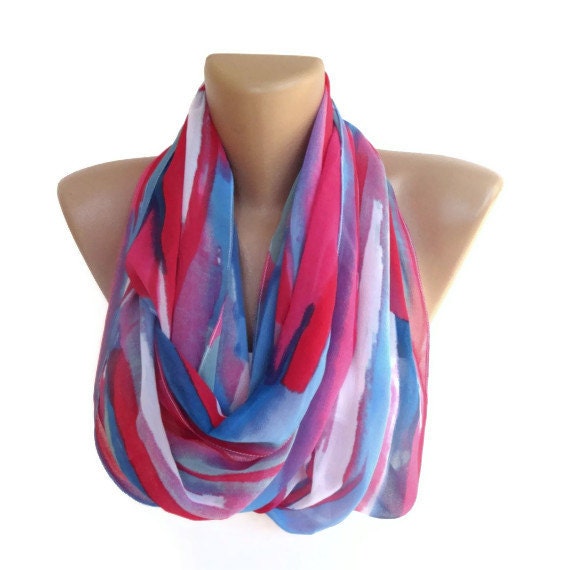 fashion neon women scarf , chiffon trendy scarves , girly , for her , pink blue purple white , colorful trendscarf , ALL TREND COLORS