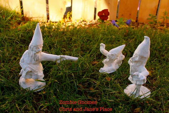 Zombie Gnomes Unpainted Collection FREE USA SHIPPING