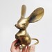 Vintage Brass Mouse Figurine