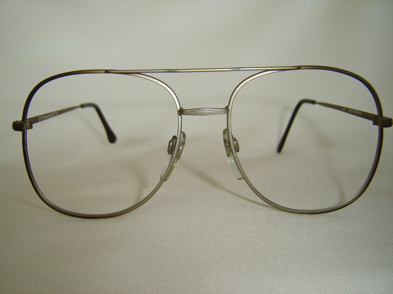 Vintage 80s Mens Eyeglasses Large Tear Drop By Classiceyewear 