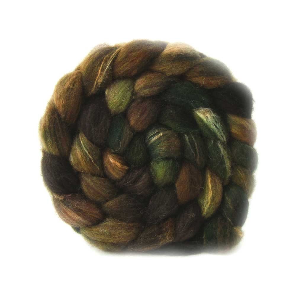 bfl silk top FANGORN Lord of the Rings hand painted roving 4.2oz