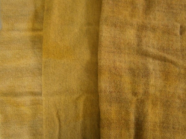 WOOL STASH PACK  Hand Dyed and Textured Wools for Rug Hooking, Penny Rug, and Applique  Yellows