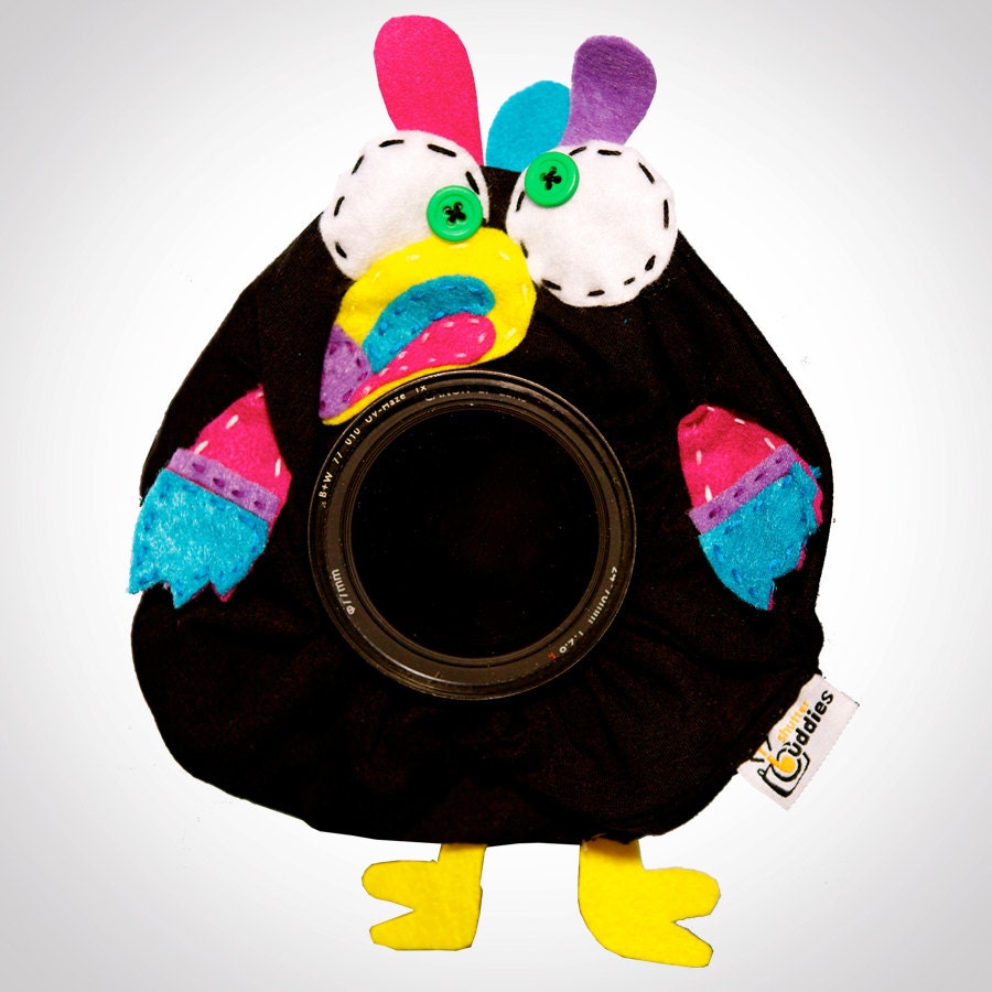 Shutter Buddies Pet Tom TOUCAN with SQUEAKER camera lens prop- Ready to ship