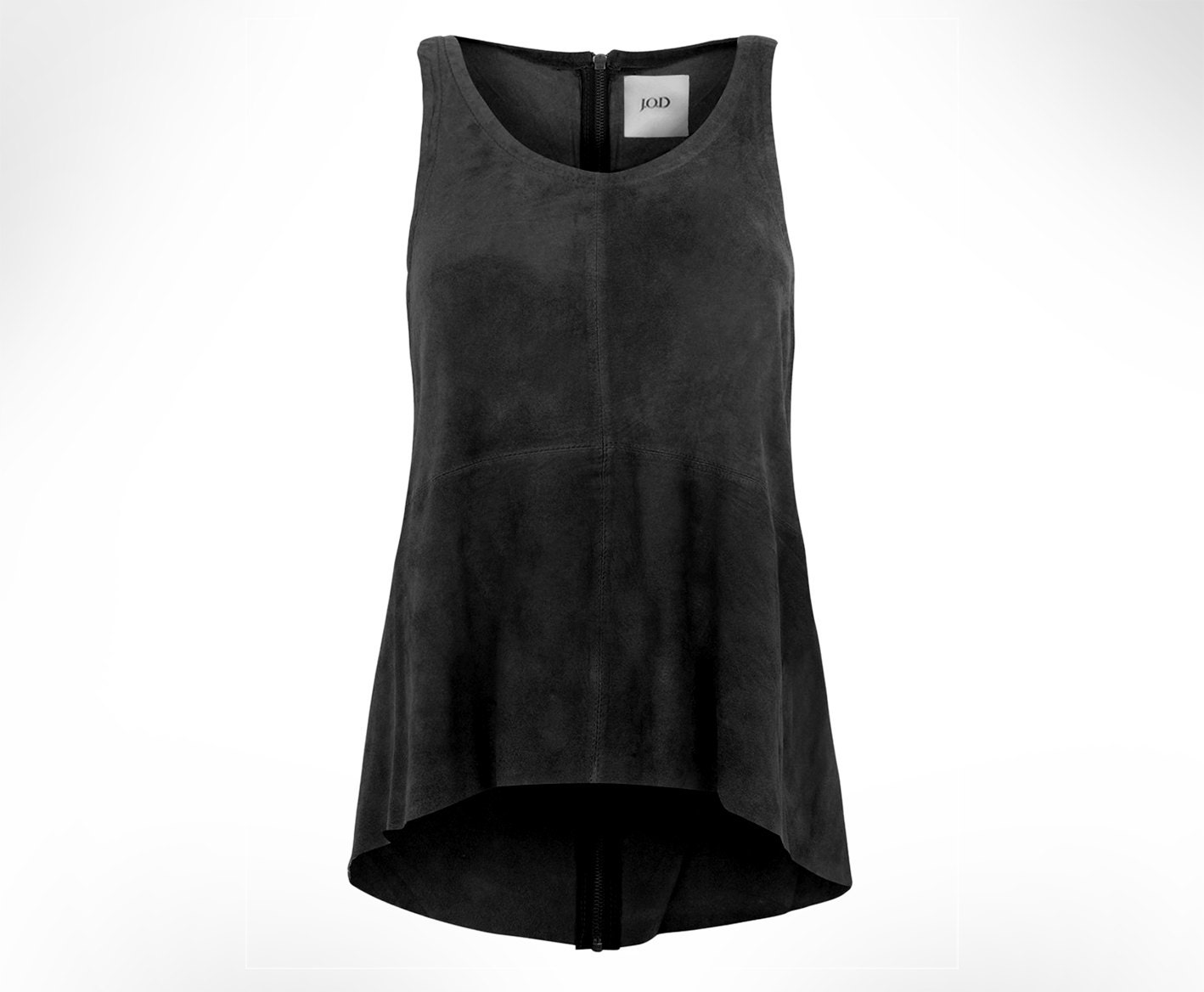 Black Suede Top by J.O.D Size Large