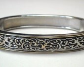Vintage Silver Clamper Bracelet