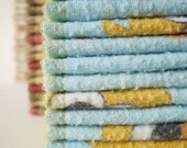 Reusable Cloth Wipes Pack of 16--2 Ply--"The Green Option"--Funny Duck--Ready To Ship