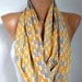 BIG SALE Polka dots - Infinity Scarf Shawl Circle Scarf Loop Scarf  Gift -fatwoman