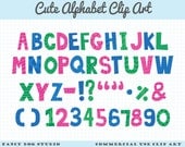 Alphabet Clip Art Instant Digital Download - Great for the Classroom