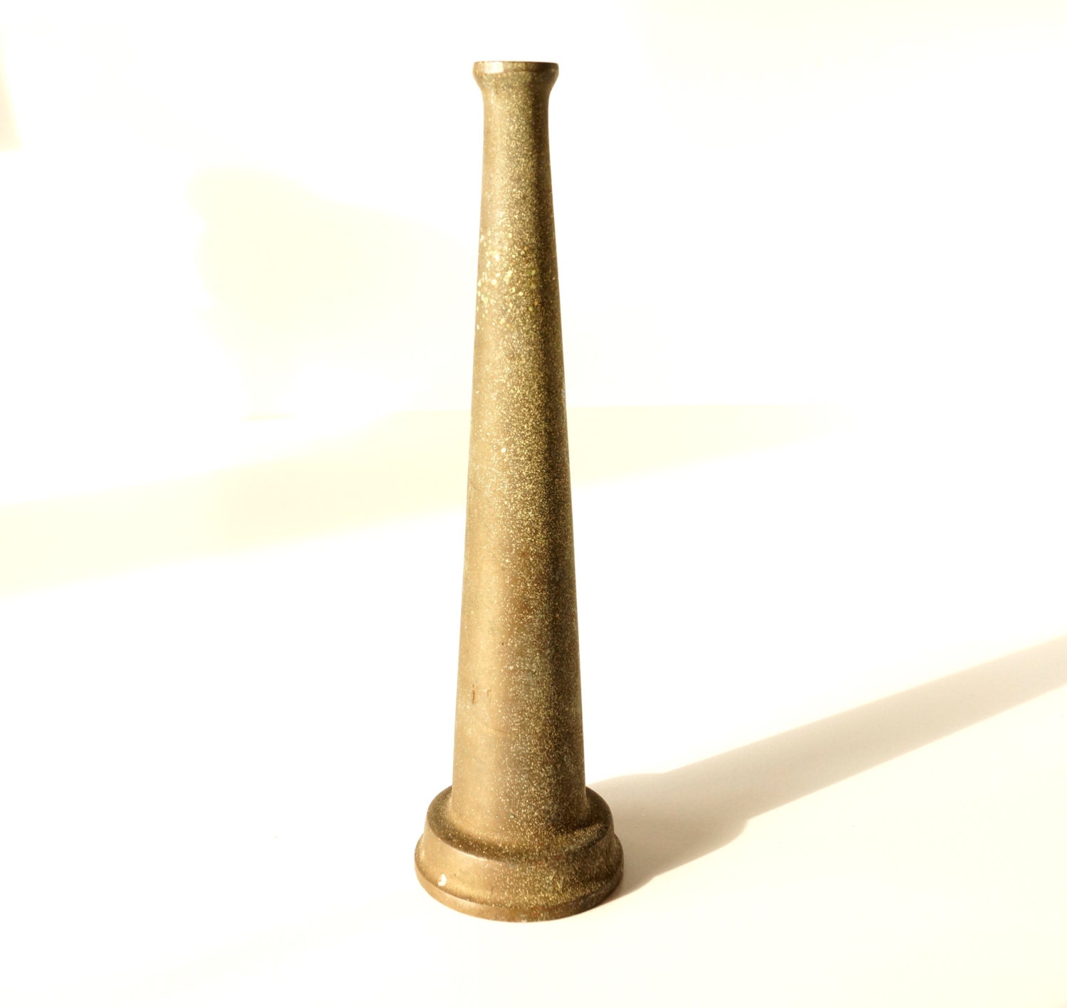 Vintage Fire Hose Nozzle in Brass (10 inches long) - Collectible, Home Decor, and more
