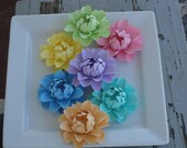 Pastel Peonies - Rainbow Peonies Paper Flowers - READY TO SHIP