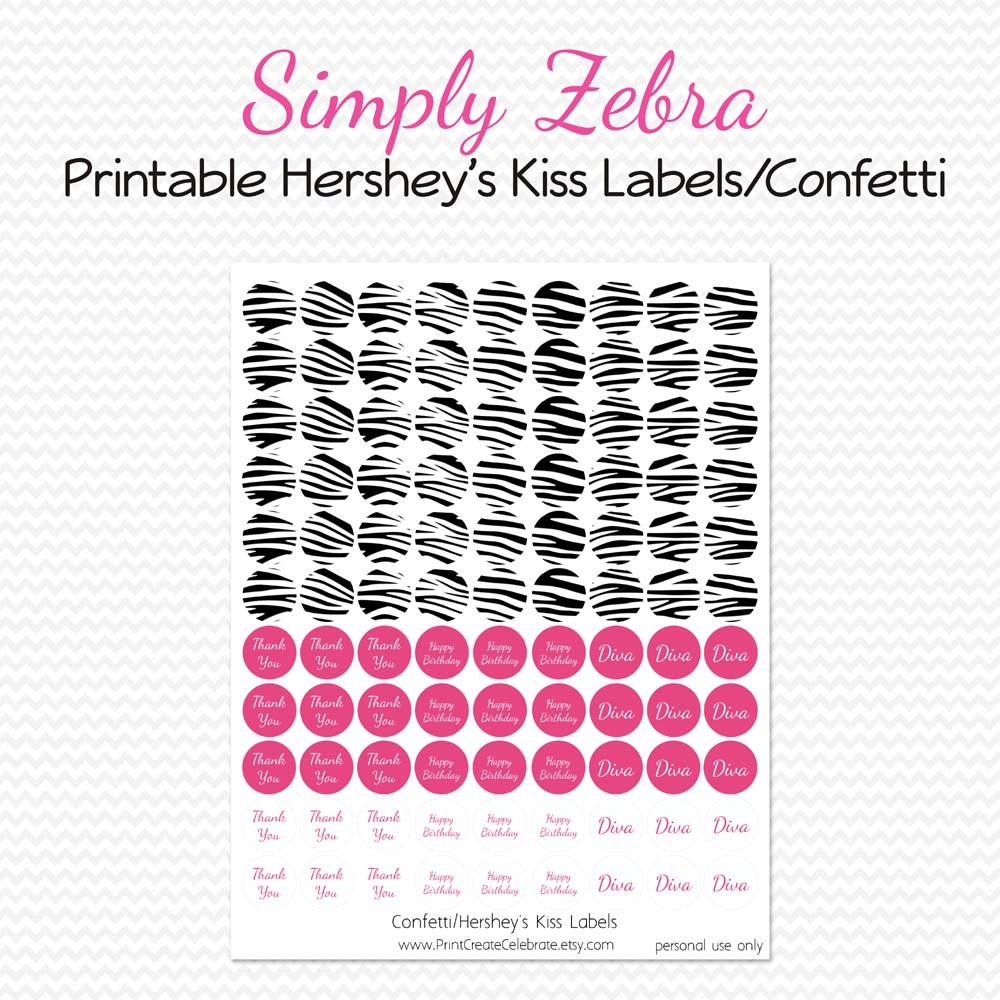 hersheys-kiss-labels-black-and-white-zebra-by-printcreatecelebrate