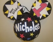 Mickey Head Custom PinataMama Pinata WITH pull strings