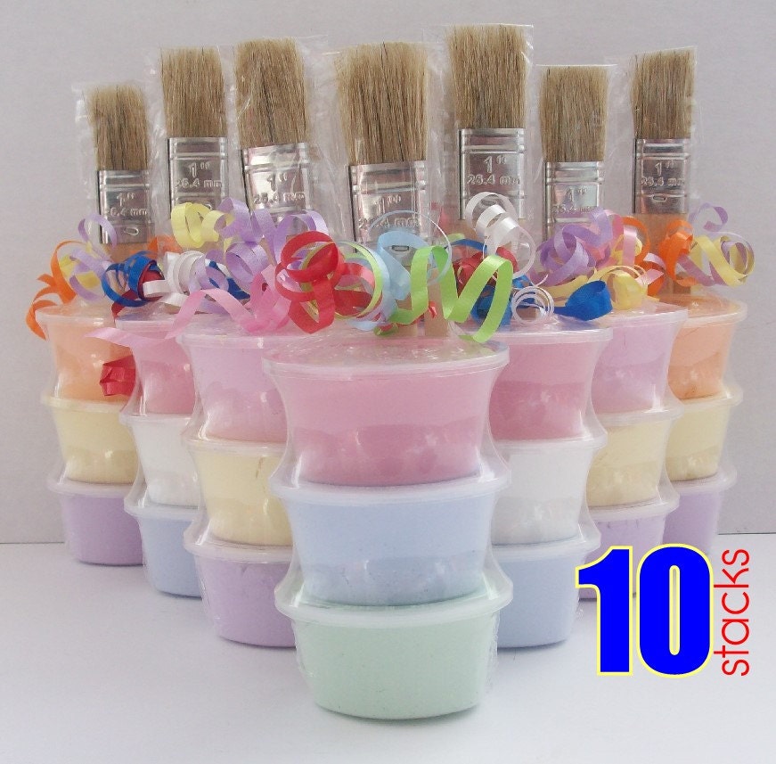 Sidewalk Chalk Paint Party Pack of 10 - Princess Colors - Yellow, Pink & Purple