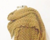 Free Shipping  Caramel wrap  Turkish  romantic stole Wedding Shawl winter Triangle  Soft and Chic Ivory Scarf Wrap Stole Poncho ACCESSORIES