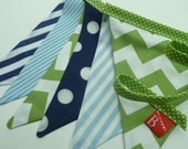 Wall and Window bunting, banner. 6 LARGE pennant flags ideal for photo shoots. LIME or ORANGE selection..