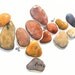 Beach Rocks watercolor painting R084 print of watercolor painting 5 by 7