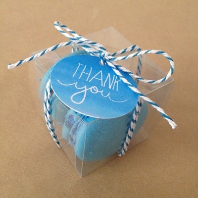 30 Clear Favor Boxes - Clear Boxes - 2 inches Cube