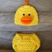 Winnie the Pooh Bear Hat & Diaper Cover (newborn-3month size) Inspired by Winnie the Pooh