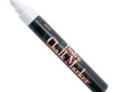 Chalk Marker -  White  Liquid Chalkboard Pen 6mm  tip  - Chalk board Ink