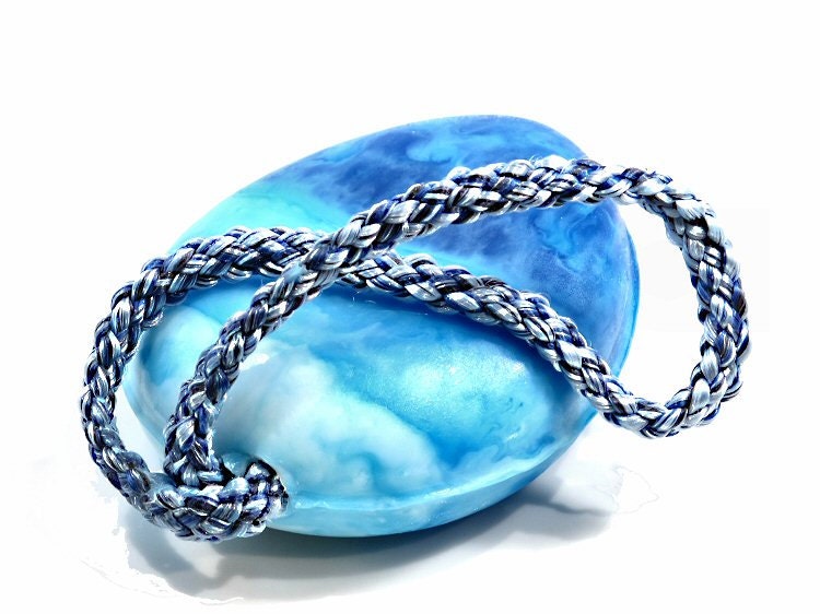 Soap On A Rope Multi-Tone Blue Swim Soap