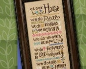 Lizzie Kate "At Our House" Pattern Kit No. K62