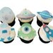 CAKE TOPPERS - 12 Edible Alien Cake Toppers - Birthday Cake, Kids Cakes, Baby Shower, Decorations