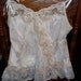 Gypsy boho mori girl french paris bohemian cami vintage lace