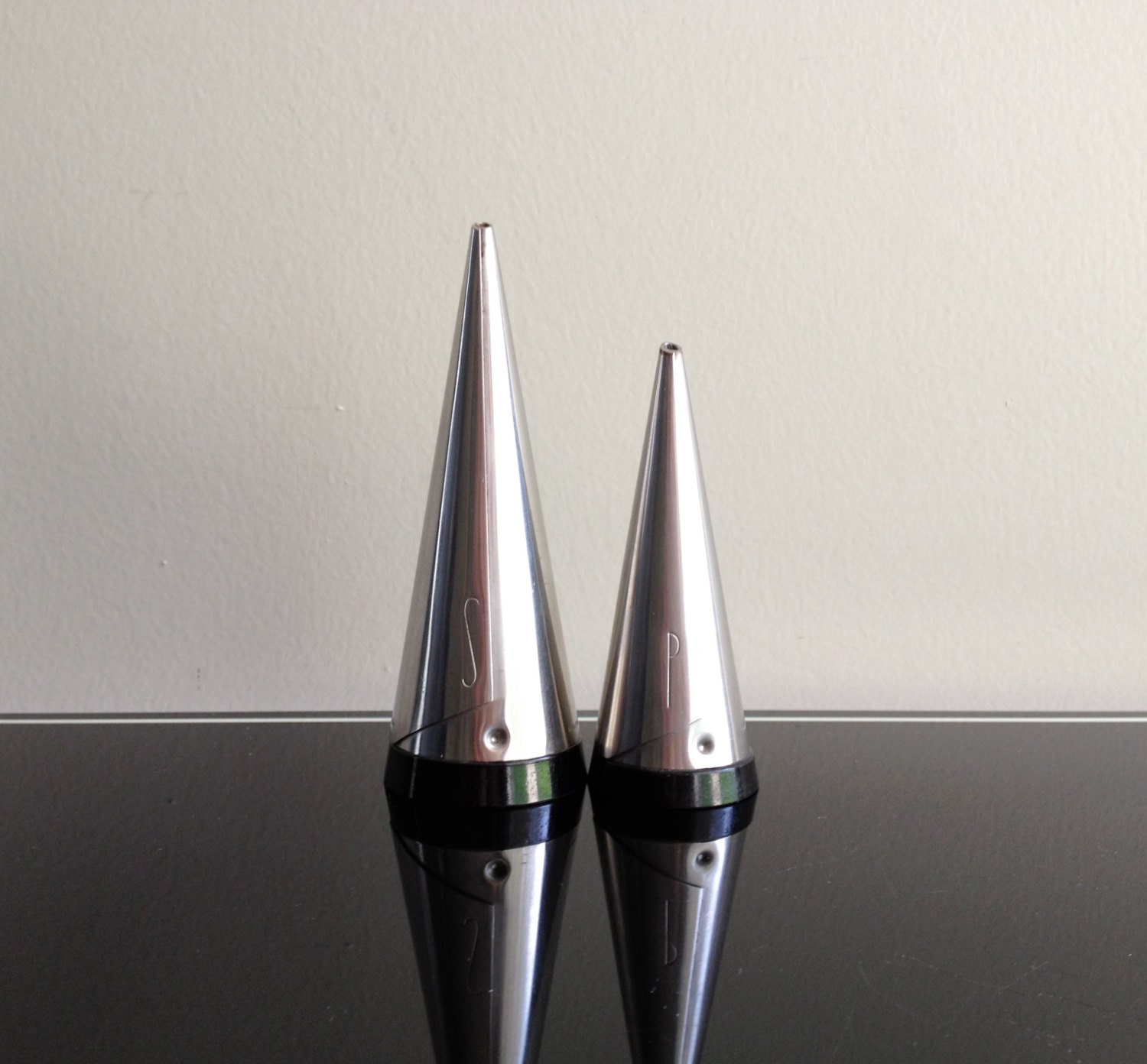Pierre Forsell Gense Sweden Stainless Steel Salt and Pepper Shakers