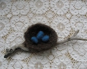 Bird Nest - felted