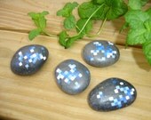 Minecraft stone painting blue diamond in matrix paperweight decoration pixel gems retro sky blue diamonds stone