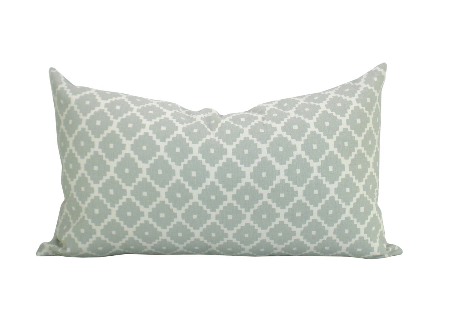Ziggurat pillow cover in Mineral - 11 x 20