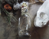 Haunted Protection Bottle - pagan magic spells hoodoo voodoo witchcraft