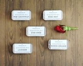 Party Favors Set of 7 Natural Lip Balm Tins - Wedding Favors, Bridesmaid Gift, Your Choice