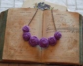 Lilac Posie Necklace