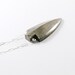 Mens necklace: silver jewelry arrow blade, metallic necklace for men, pyrite steel industrial primitive male necklace gray