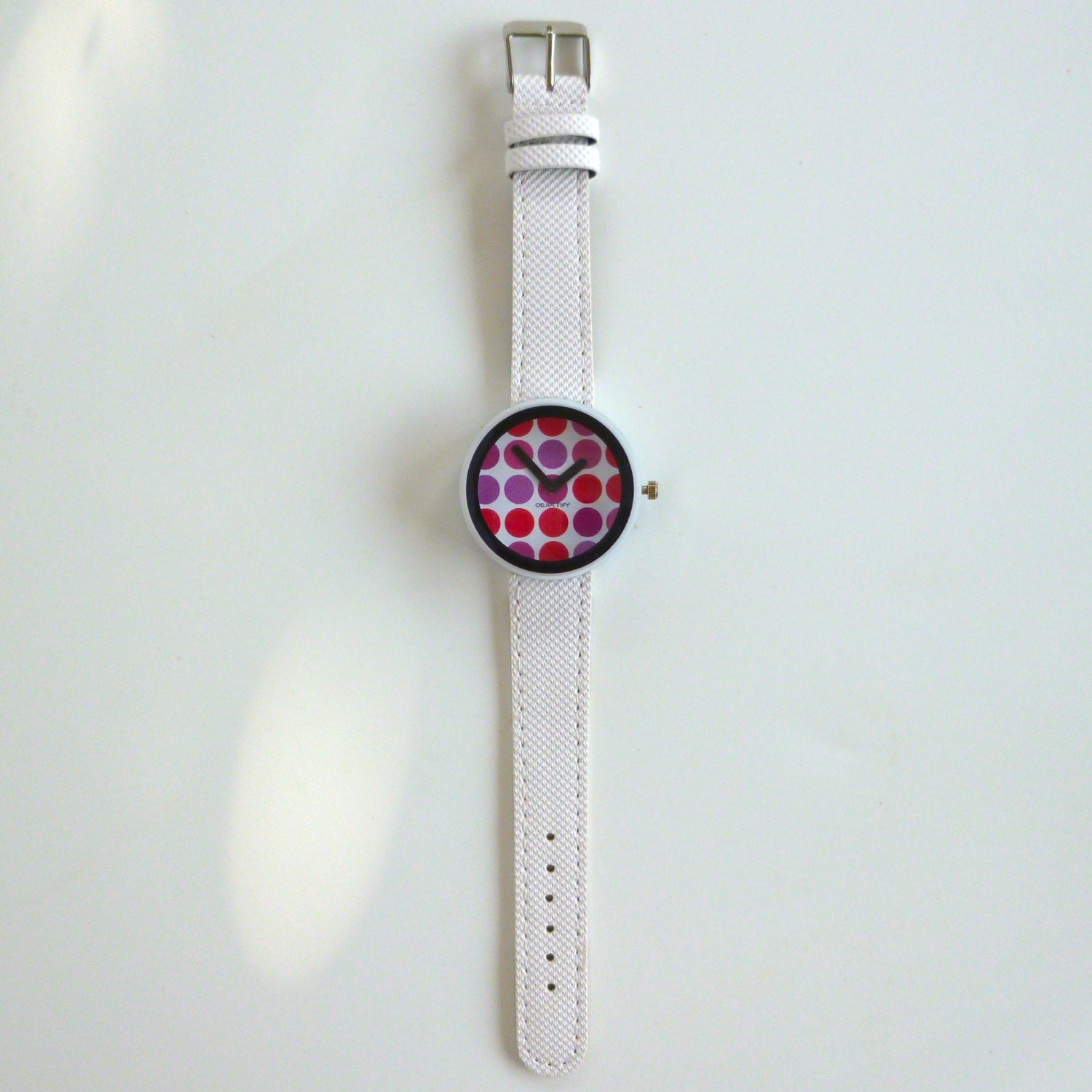 Objectify Binary Pink Wrist Watch