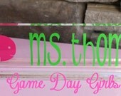Preppy Whale name plate