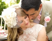 As Seen on Style Me Pretty- "Audrey" Birdcage Veil