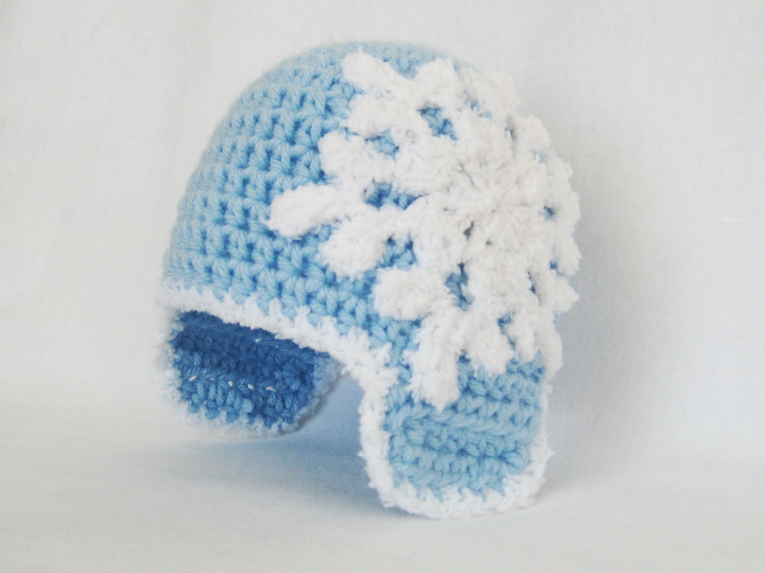 CROCHET PATTERN Let It Snow Beanie (5 sizes included from newborn-adult) Instant Download