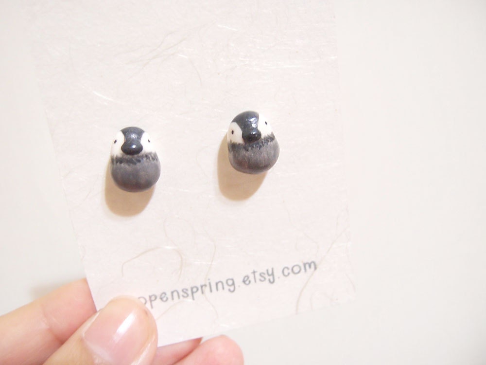 Penguin Baby Earrings
