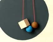 and a cube makes a necklace