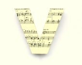 Sheet Music Door Sign Mounted Lettering Custom Home Decoration Wall Decal Decor Ornament