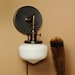 Wall Sconce - Articulating Reading Light - Mini Schoolhouse Glass Globe - Handfinished in Oil Rubbed Bronze - Custom Built