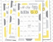 Baby shower games bingo Customized color and icon